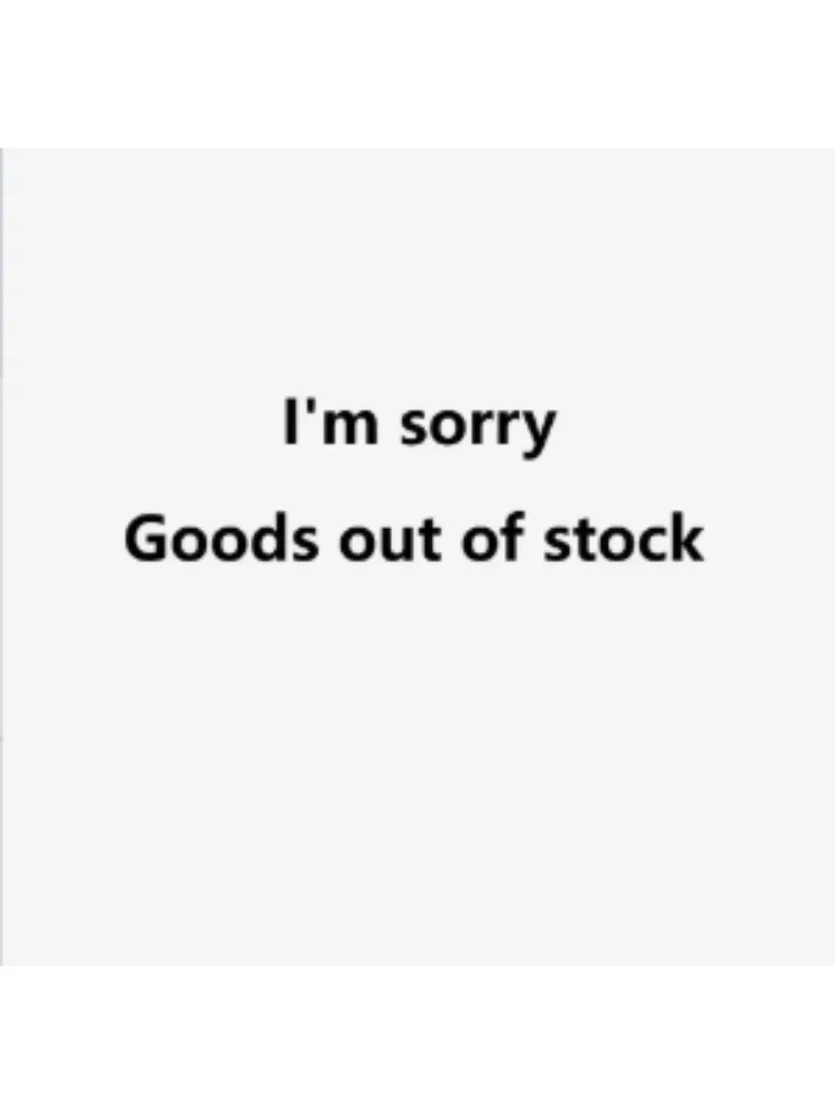 

I'm sorryGoods out of stock
