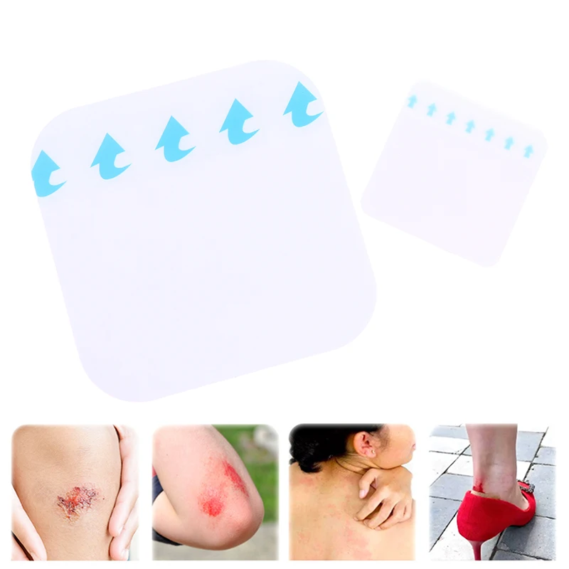 1장 의료용 투명 하이드로콜로이드 접착 상처 드레싱 얇은 치유 패드 상처 패치 여드름 패치 크기 5*5cm, 10*10cm