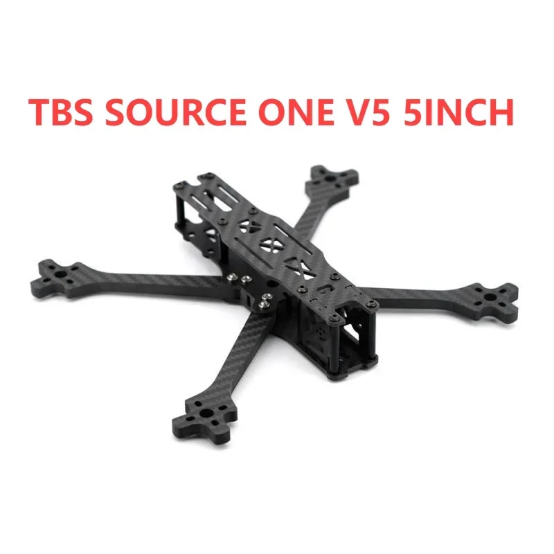 Original TBS SOURCE ONE V5 5INCH Frame Wide-stance X Carbon Fiber 5inch FPV Frame Kits for FPV Freestyle