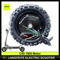 2024 New LANGFEITE C1 60V 2000W Hub Motor for Electric Scooter, 1900rpm, Front & Rear Drive, Durable & High Performance Scooters