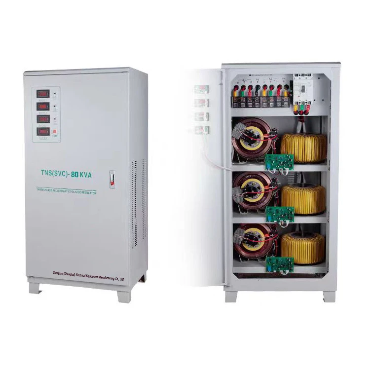 Factory Direct 3 Phase 10kva 20kva 30kva 50kva 100kva Avr Automatic Regulator 380 Volt AC Regulator