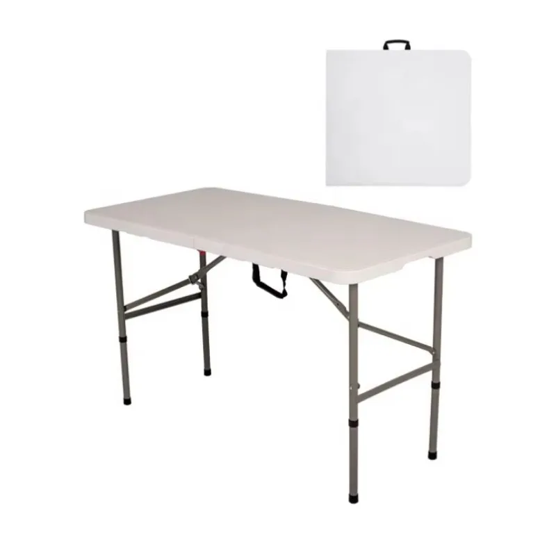 1.2m Modern Fold up Outdoor Table Events Rectangular Festival Picnic Party Banquet Plastic Table