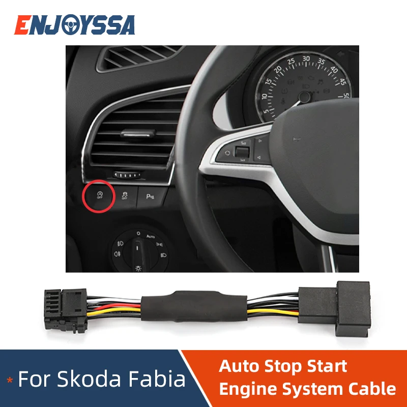 For Skoda Fabia Automatic Stop Start Engine System Off Device Control Sensor Plug Stop Cancel Adapter Cable