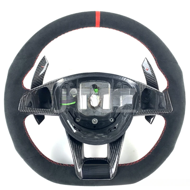 Suitable for Mercedes-Benz A45 CLA45 AMG C63 C43 E63 E53 E-Class CLS-Class GLE GLC Steering Wheel Carbon Fiber