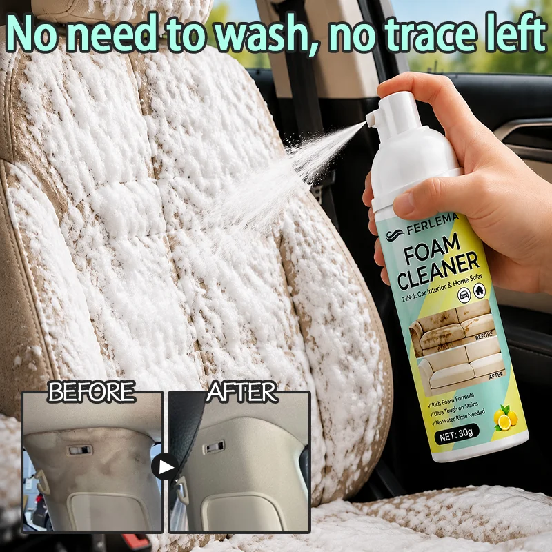 Spray Profesional para Interiores de Auto, Cuidado Suave y Neutro para Asientos y Techos, Renovación Interior General pa