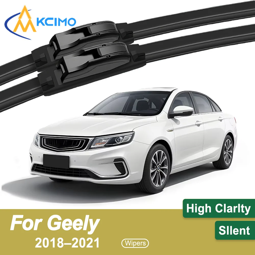 

Резиновые прочные бесшумные щетки стеклоочистителя премиум-класса, 2 шт. для Geely Emgrand 2018-2021, набор щеток переднего стеклоочистителя