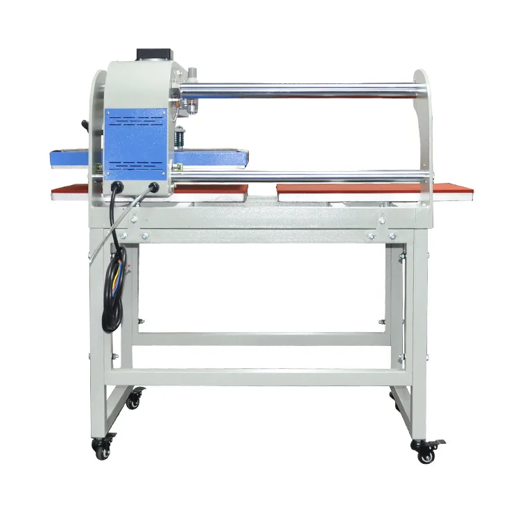 Double Station Pneumatic 40*60cm Heat Press Machine Semi-automatic Sublimation Machine t-shirt heat press machine