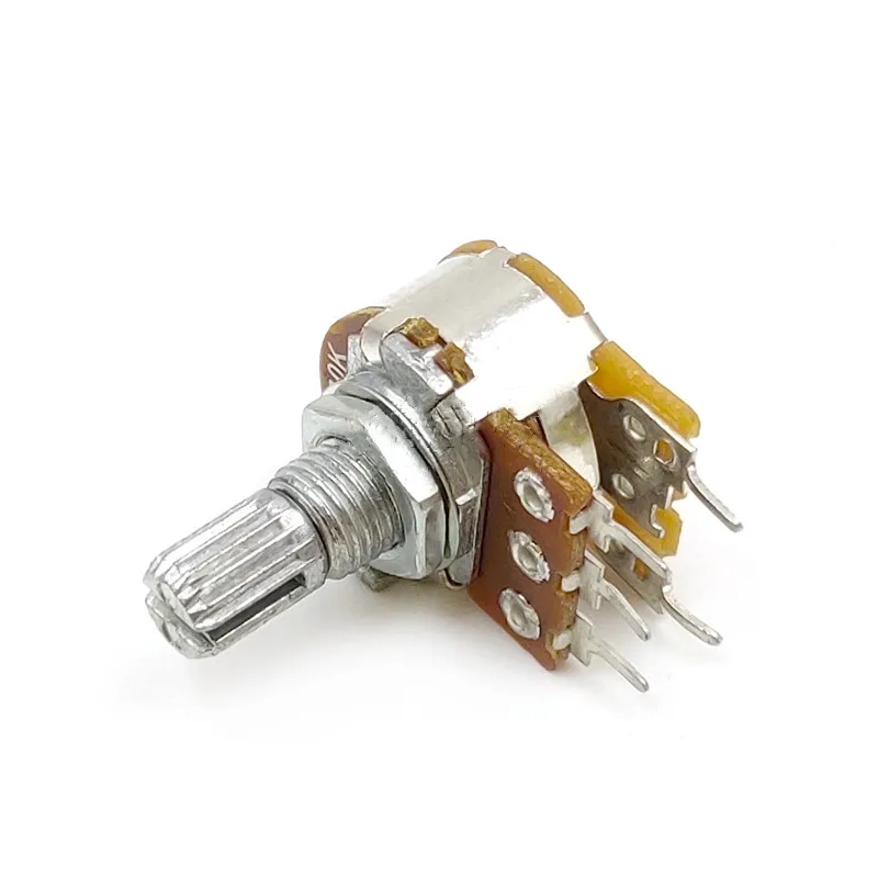 5PCS single band switch WH148 5PIN B10K B50K B100K B500K adjustable resistance carbon film potentiometer