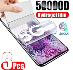 3Pcs Hydrogel Film for Samsung Galaxy M04 M14 M54 M34 5G Screen Protector M53 M33 M23 M13 4G M52 M32 M12