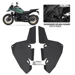 Motorcycle Rear Seat Foot Pedal Mudguard Fender Recess Cover Passenger Splash Guard For BMW R1300GS R1300 GS ADV 2023 2024