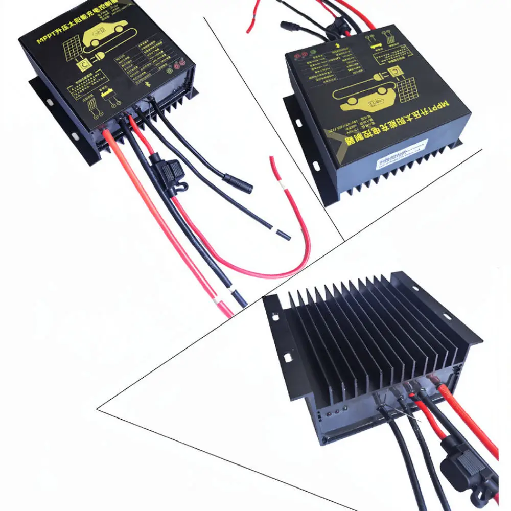 Electric Vehicle Solar Charging Controller MPPT Boost Module 24V 48V 60V 72V Bluetooth Connectivity 800W Power Converter