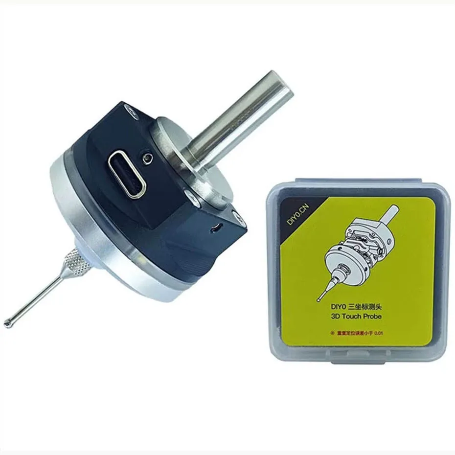 The new V6 anti roll 3D Touch Probe edge finder is compatible with mach3 and grbl for finding precision CNC probes