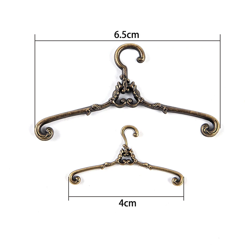 5pcs Metal Doll Hangers Doll Accessories For Blyth 1/6 ob11 Doll Clothes 4/6.5cm