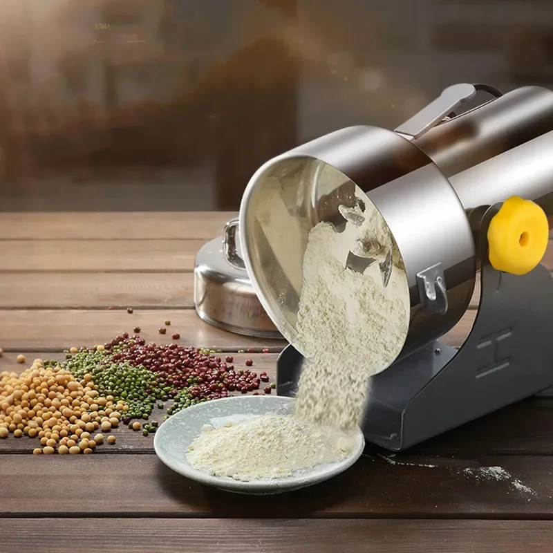 800g Grains Spices Hebals Cereals Coffee Dry Food Grinder Mill Grinding Machine Gristmill Flour Powder crusher Mill Medicine