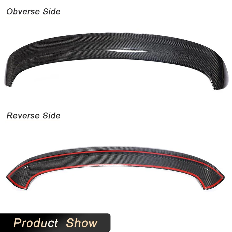 Carbon Fiber Car Rear Roof Spoiler Wings for Volkswagen VW Golf 5 MK5 GTI R32 Hatchback 2D 2005-2007 Rear Spoiler Body Kit FRP - view 6
