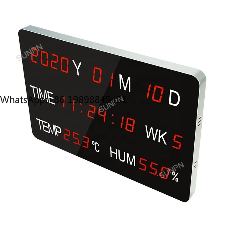 

Temperature Humidity Elctronic Calendar Clock with Ntp Time Synchronization Function