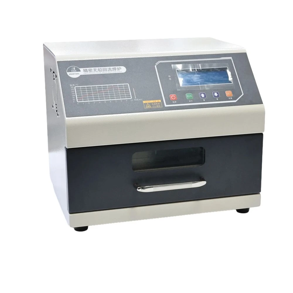 

Compact SMT Reflow Oven ZB2015HL Lead-Free, 220V Bilingual Display, Preheating Cooling