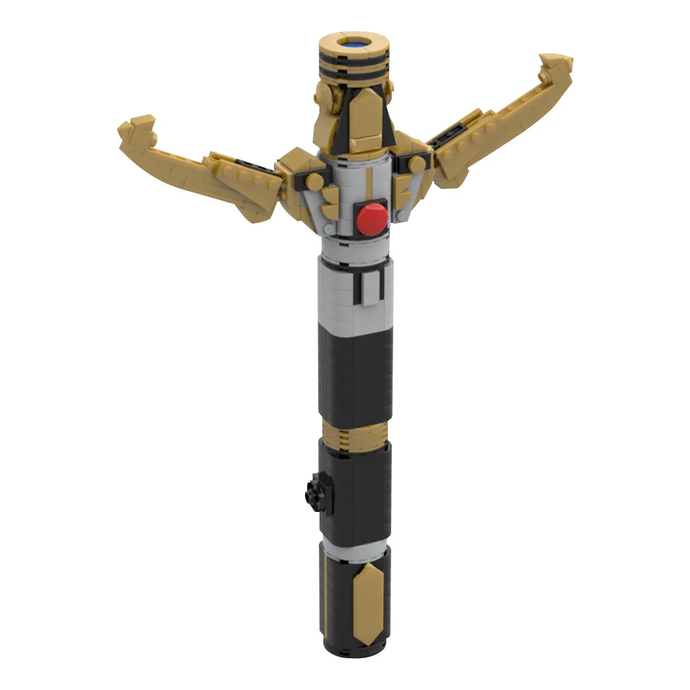Gobricks MOC Die Hohe Republiken Lichtschwert Bausteine Modell Raum waffen Ziegel diy Zusammengebautes Spielzeug Kinder Geschenk