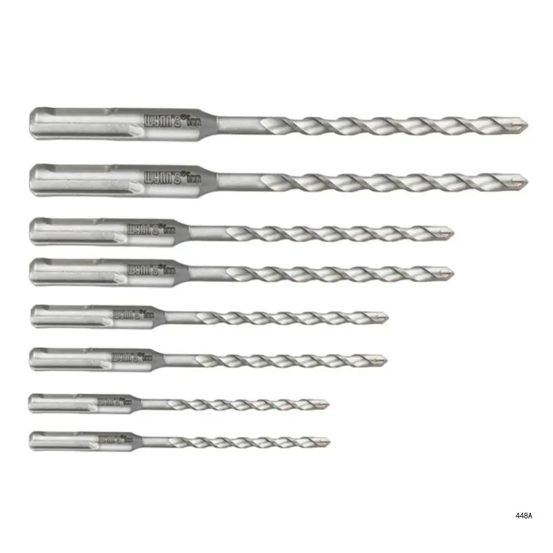 

Pack of 8 Electric Hammer SDS Plus Drill Bit Set for Concrete Wall Brick Masonry Drilling Bit 6/8/10/12/14/16mm