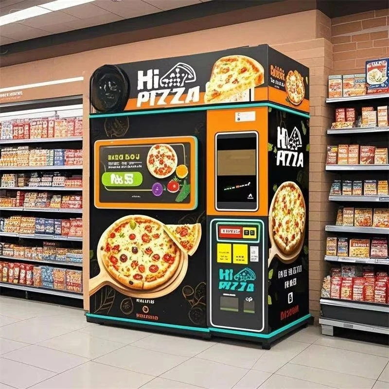 Authentic New Smart Touch Screen Full-Automatic Pizza Vending Machine High Quality Good Price