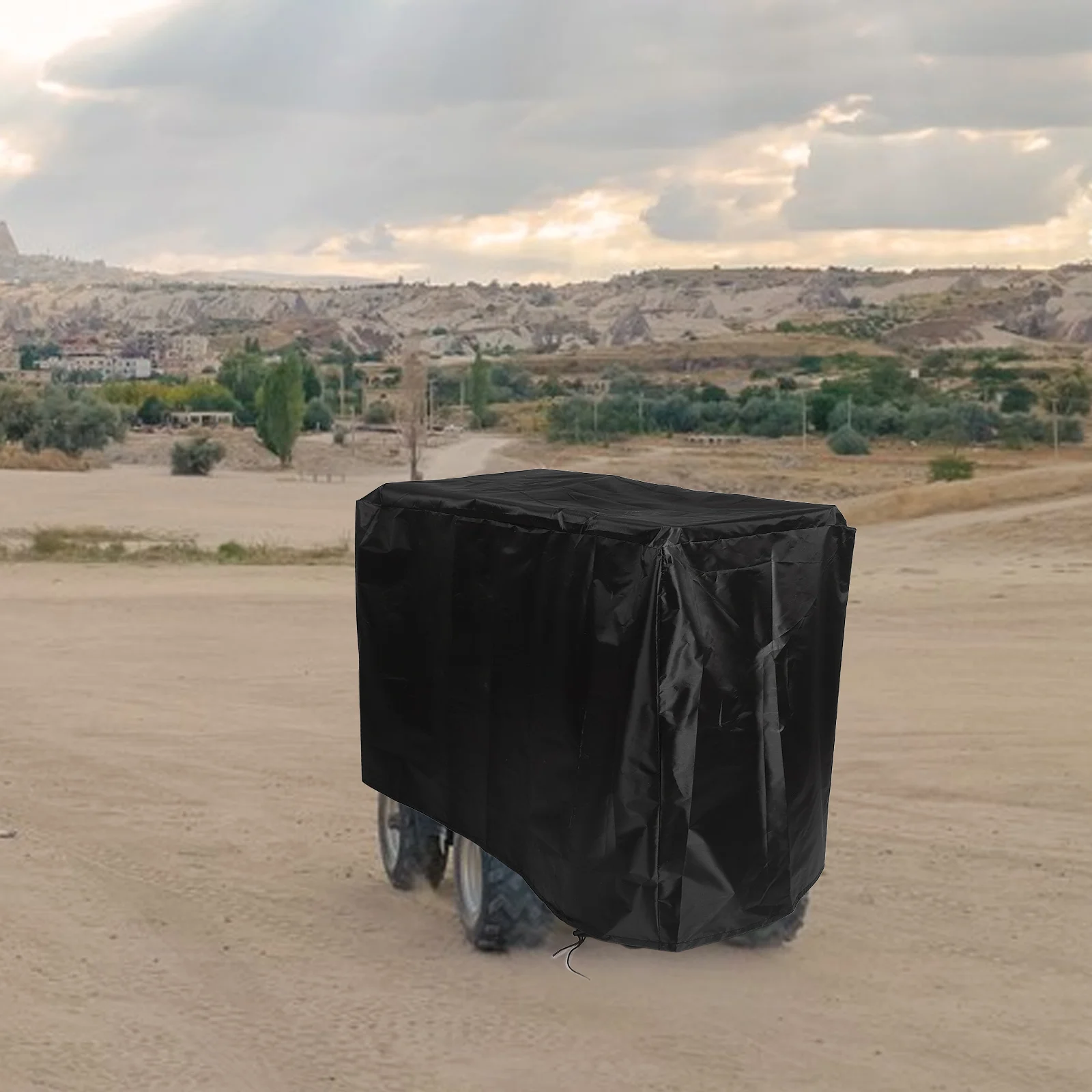 

Waterproof Atv Cover Heavy Duty Outdoor Quad Bike Dust Rain Wind Sun Protection Storage Cover For Utv Dirt Bike Golf Cart