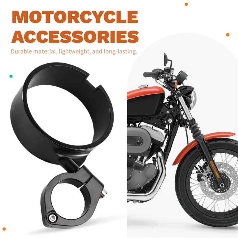

Speedometer Ring Relocator Clamp Side Mount Bracket For Motorcycle-For Sportster XL 883 1200 1995-2015-Boom