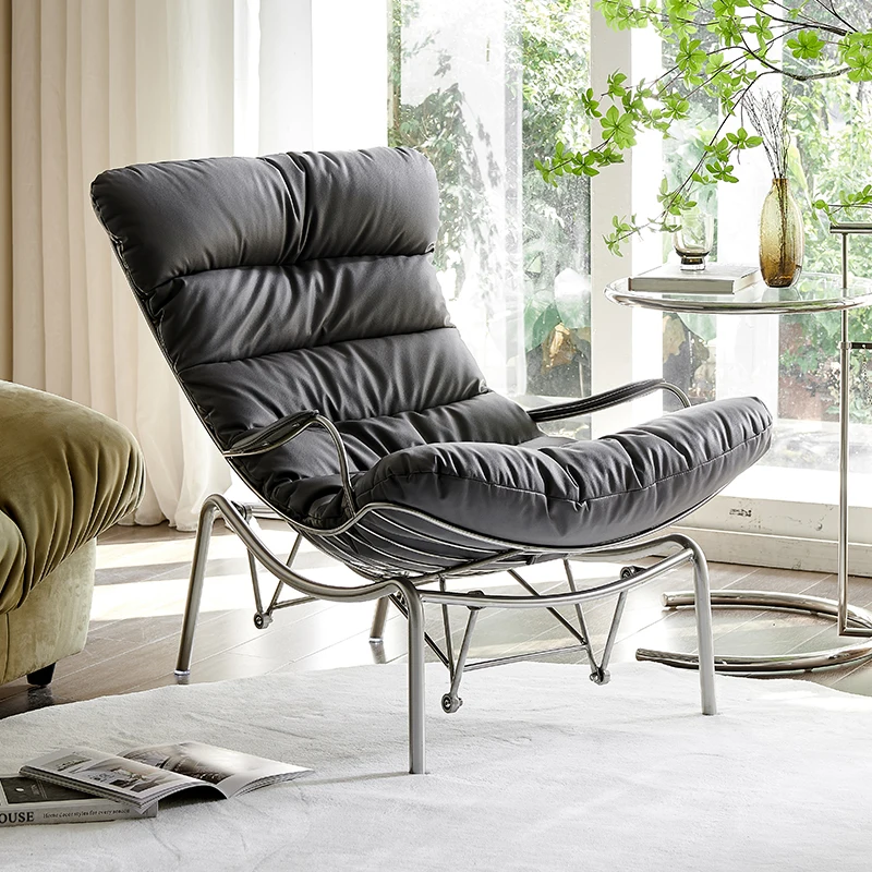 

European Relaxing Living Room Chairs Minimalist Sturdy Designer Chairs Comfortable Fluffy Italian Sillas De Sala Home Furniture