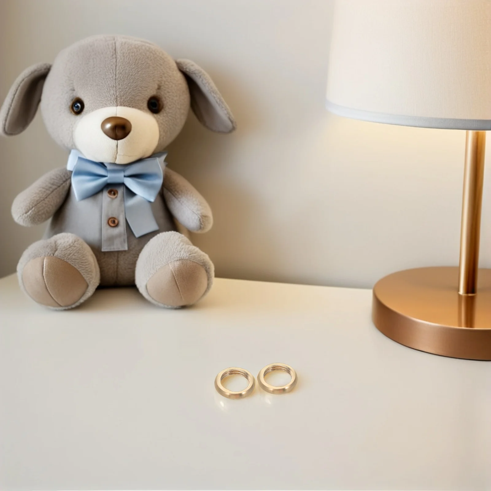 

20Pcs Solid Brass M10 Lock Nuts Lamp Repair Parts Light Fixture Fasteners Collar Ring Socket Screw Replacement