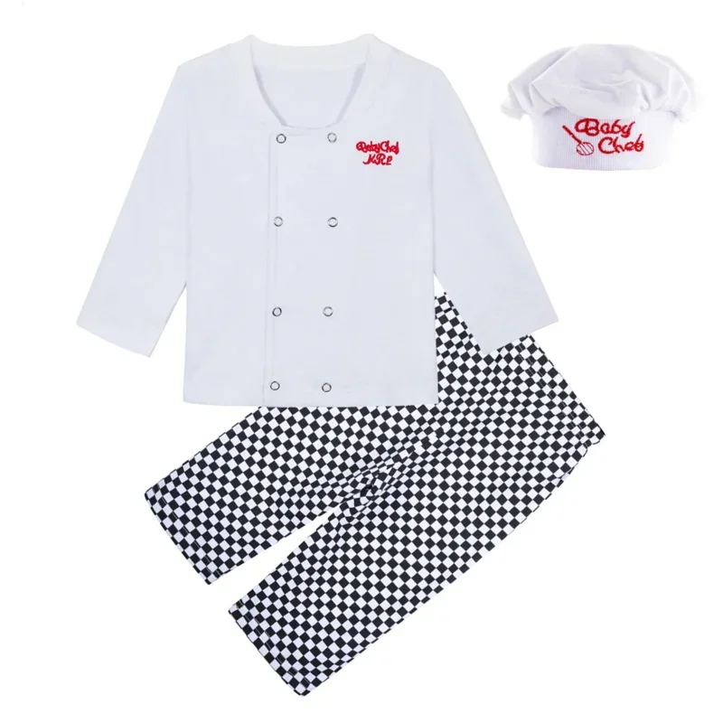 Baby toddler Purim chef cosplay costume carnival costume Boys Girls party dress up infant funny Cook clothing set with cmm1501