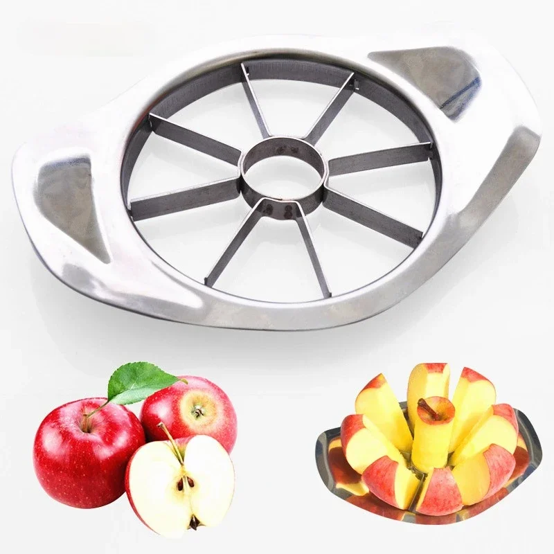 Chopper de aço inoxidável cortador de maçã corte corer cozinhar ferramentas vegetais frutas pêra divisor slicer cozinha gadgets acessórios