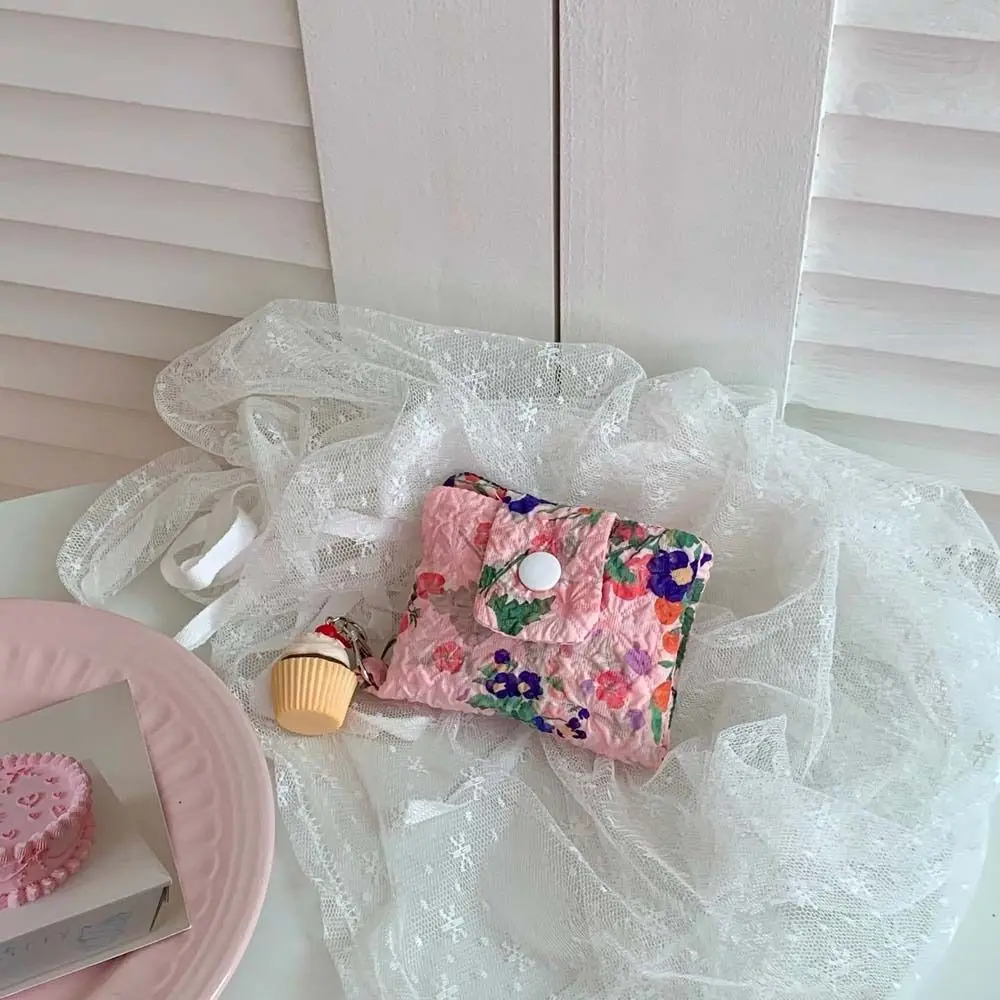 مزاجه قماش زهرة محفظة نسائية للعملات المعدنية فقاعة القماش الدب محفظة النقود الصغيرة متعددة الوظائف محفظة نسائية للعملات المعدنية القماش المغلف محافظ النساء