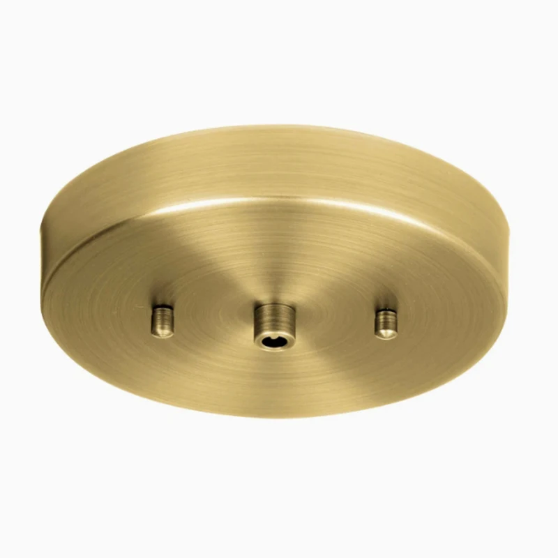 

Custom Made CNC Machining Satin Brush Finish Brass Ceiling Canopy or Back Plate