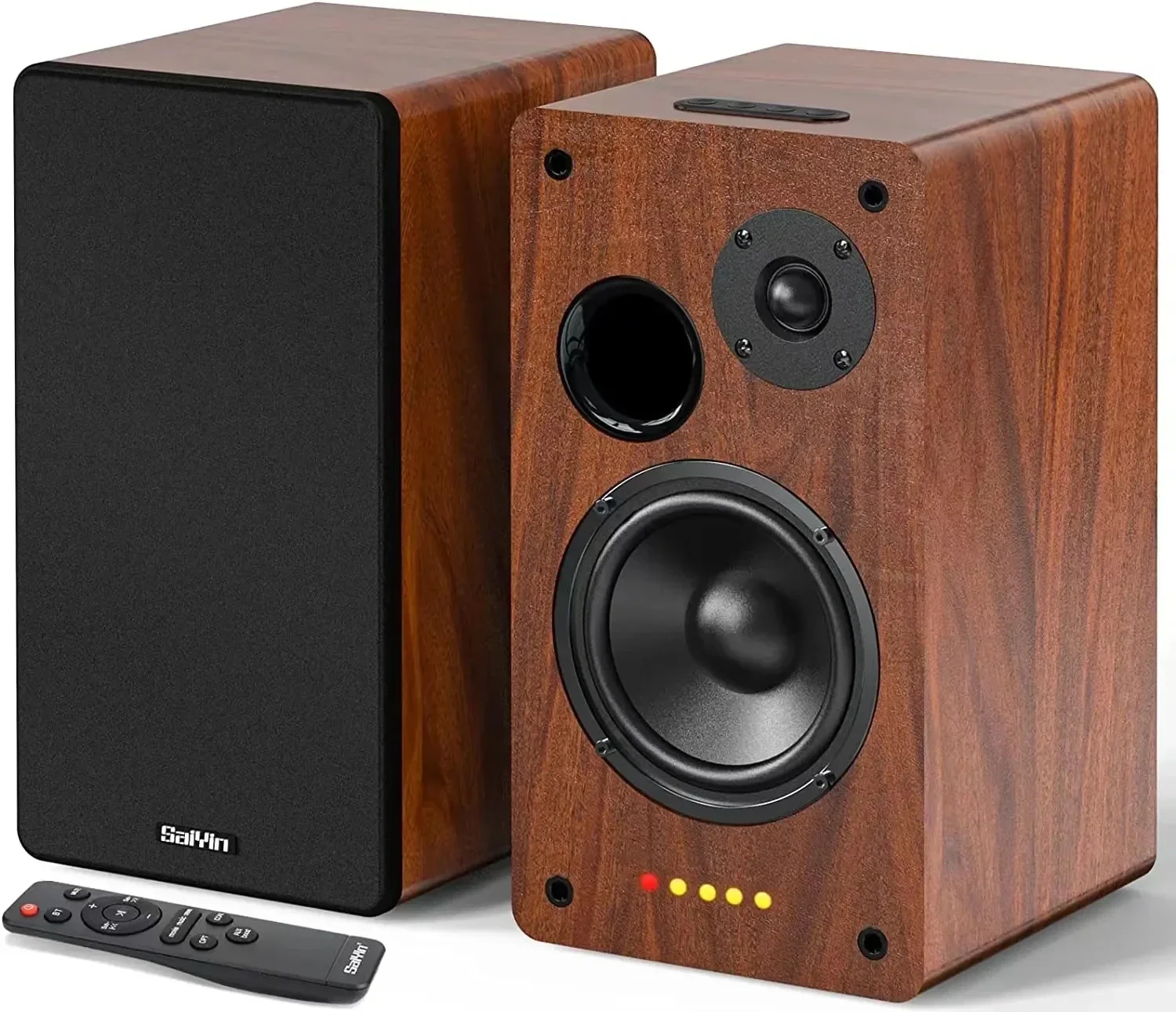 

Professional Surround 5.1 Dj Amplifier Hifi Active Bookshelf Blue Tooth Speaker Home Theatre Wooden Music Speakers