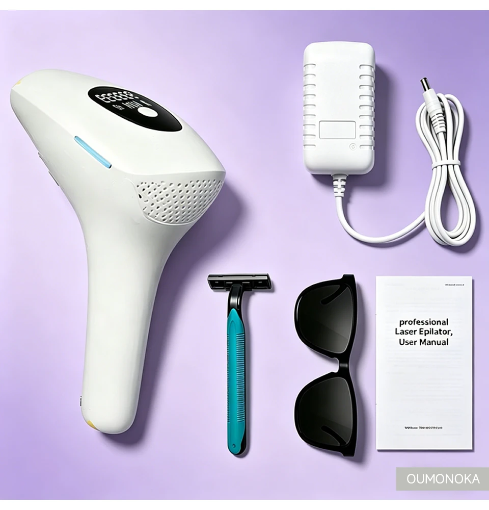 Damen Permanenter Laser-Epilator Elektrisches Haarentfernungsgerät IPL Gesichtshaarentferner Rasiergerät für weibliche Gesichtshaare – Detail 24