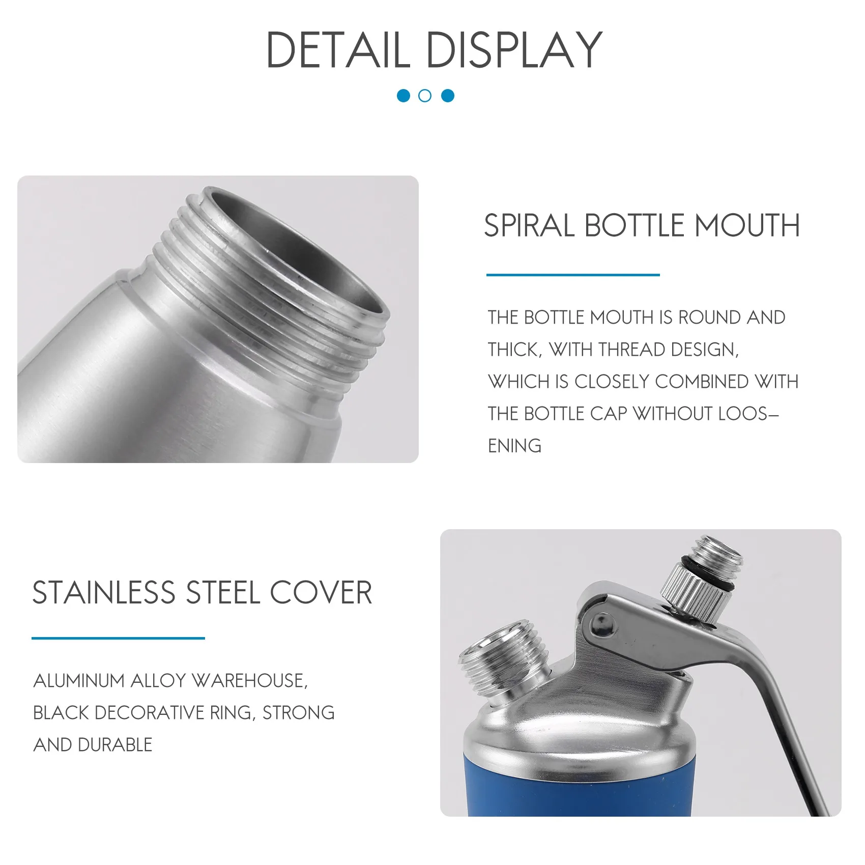 Whipped Cream Dispenser Cream Foaming Agent 1000Ml Handheld Whipping Cream Maker with 3 Stainless Steel Tips