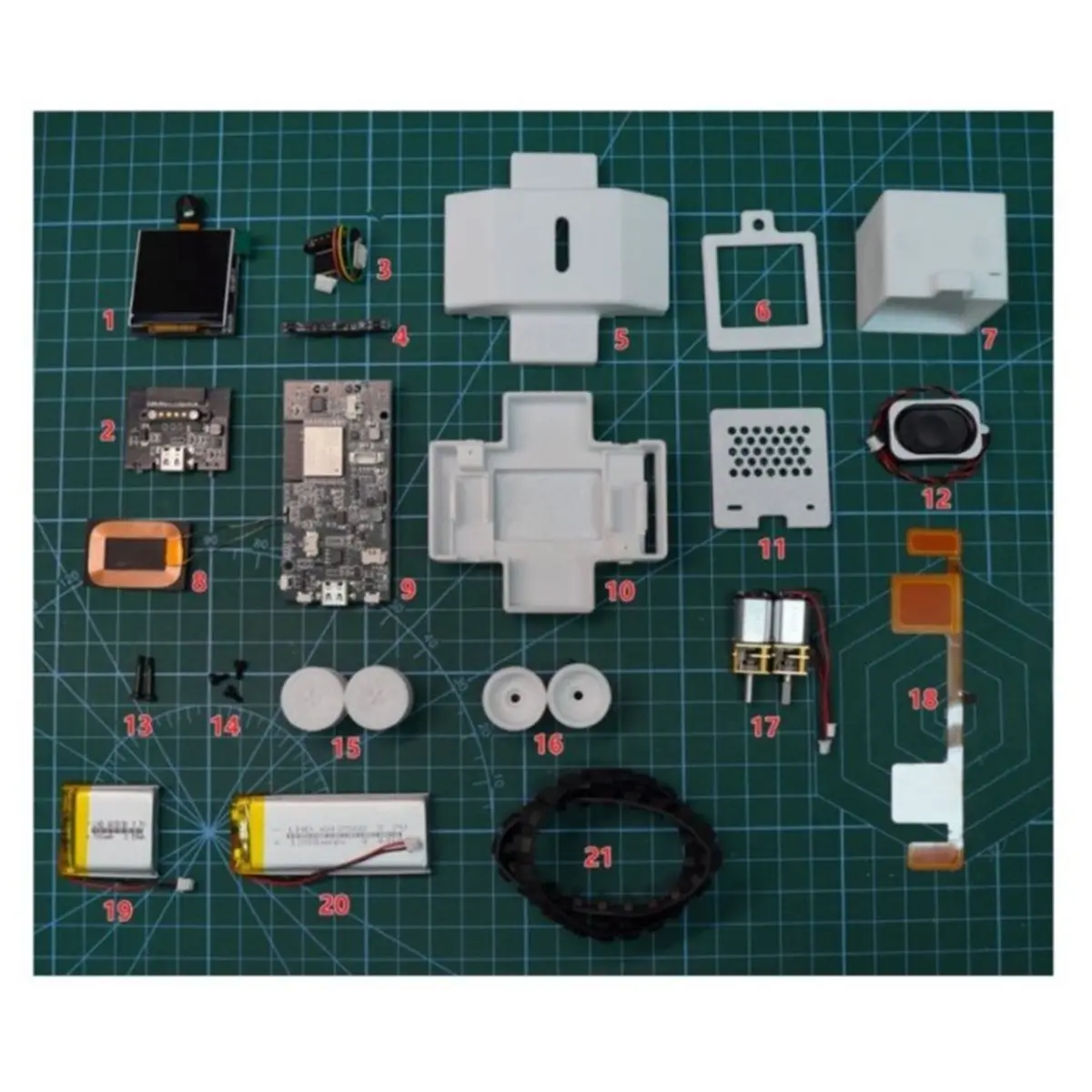 A69ZBG! ESP-Sparkbot Desktop Robot Customizable DIY Line Inspection Cart AI Chat Robot Voice Dialogue Recognition Robot
