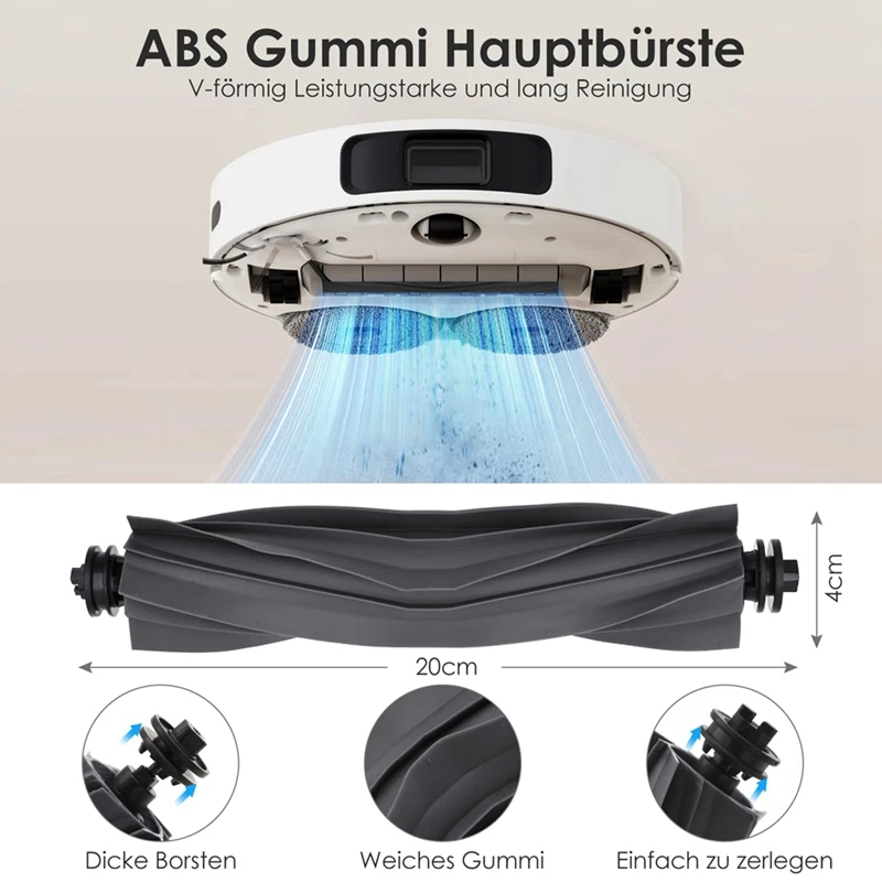 Accesorios para Dreame L10s Pro Ultra, repuesto de cepillo lateral principal, filtro HEPA, almohadilla para mopa, bolsa de polvo, piezas de repuesto