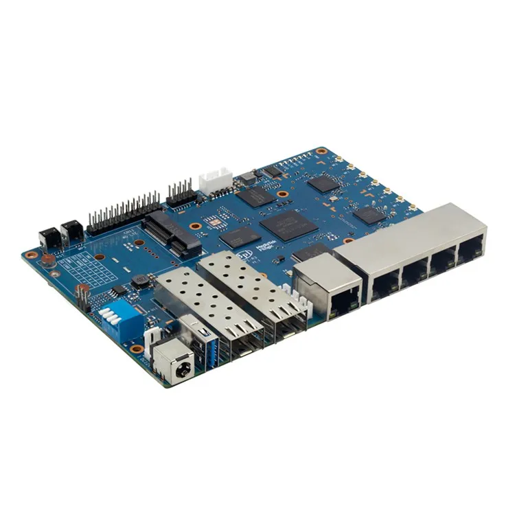 Плата Banana Pi BPI R3 BPI-R3 с MediaTek MT7986 (Filogic 830), поддержка Wi-Fi 6/6E, 2,5GbE SFP