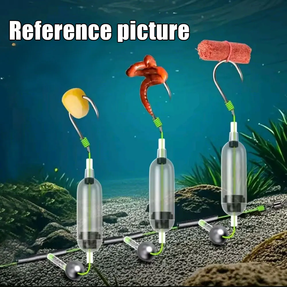 

1pc Fishing Anti Bottom Three Hook Hair Rigs 4# 7# 8# 9# 10# 12# Size Suspension Barb Hook Carp Fish Tackle Tool Accessories