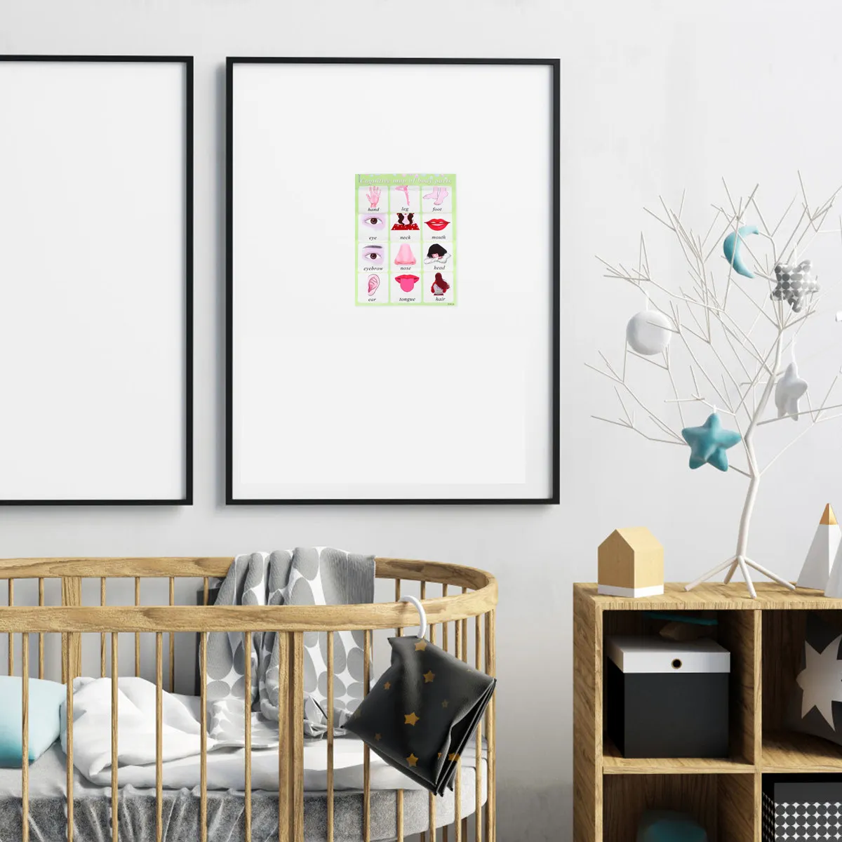 

English Words Wall Chart Educational Colorful Preschool Learning Poster Alphabet Chart 's Early Education Wall Map