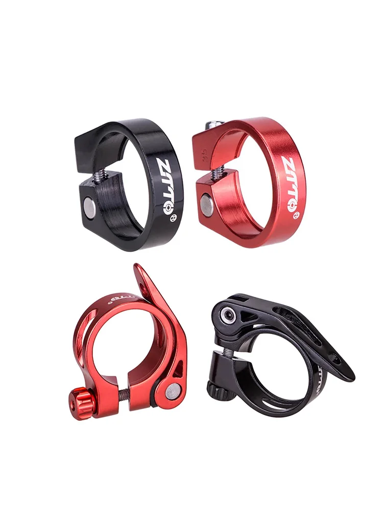 AliExpress ZTTO Bicycle Seatpost Clamp 28.6/31.8/34.9mm MTB Road Bike Seat Tube Clip Quick Release Seat Tube Clamp Bike Saddle Seat Clamp
