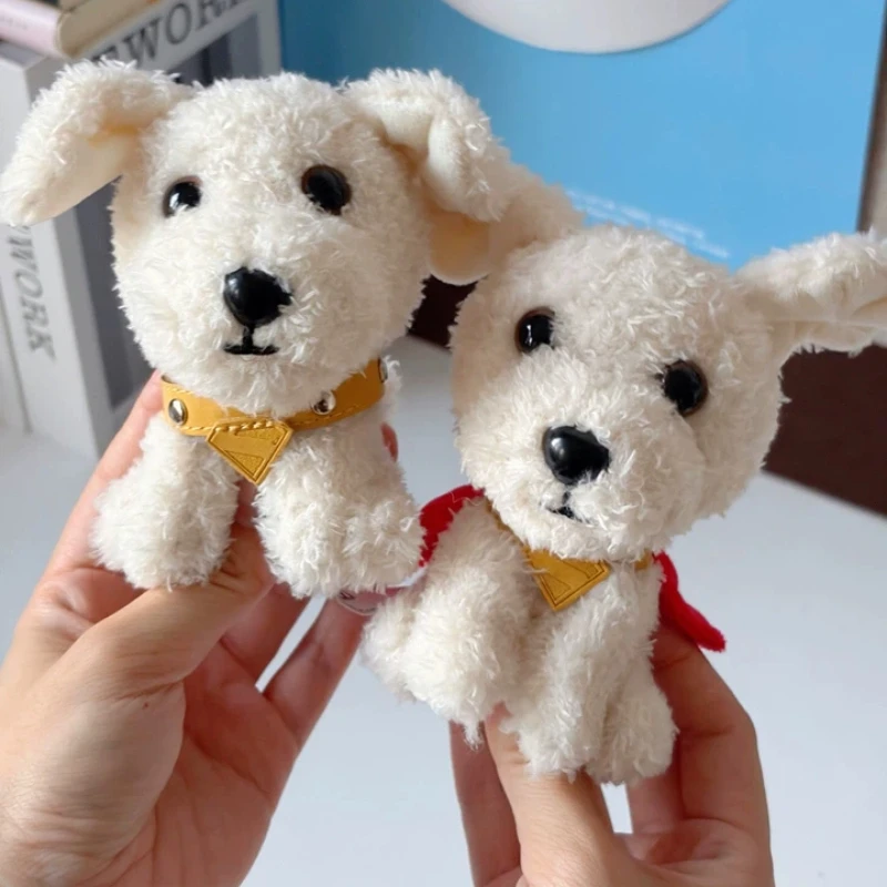 HUGKIS Super Girl Movie Krypto Dog Plush Doll Superdog Peripherals Plush Pendant Keychain Toy Soft Stuffed Plush Birthday Gift