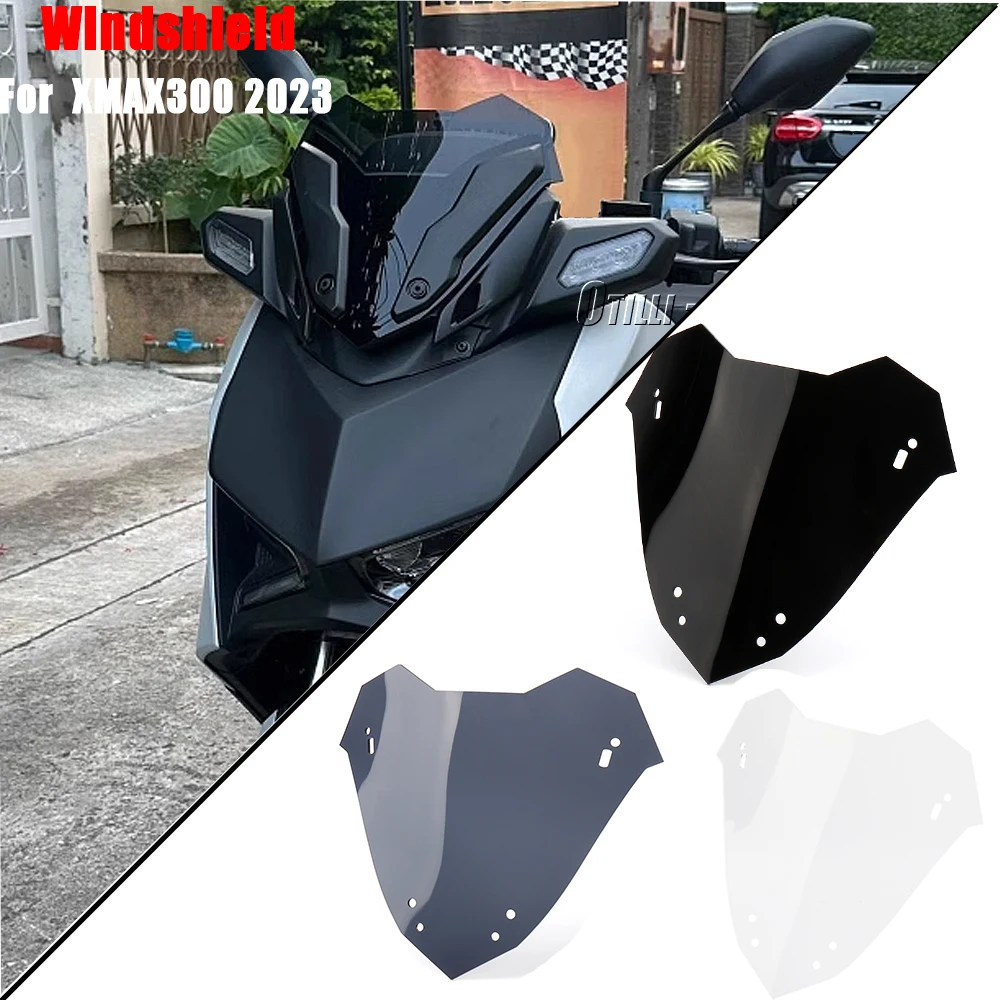 

For Yamaha XMAX300 XMAX 300 X-MAX300 X-MAX 300 2023 Motorcycle Screen Windshield Fairing Windscreen Baffle Wind Deflectors