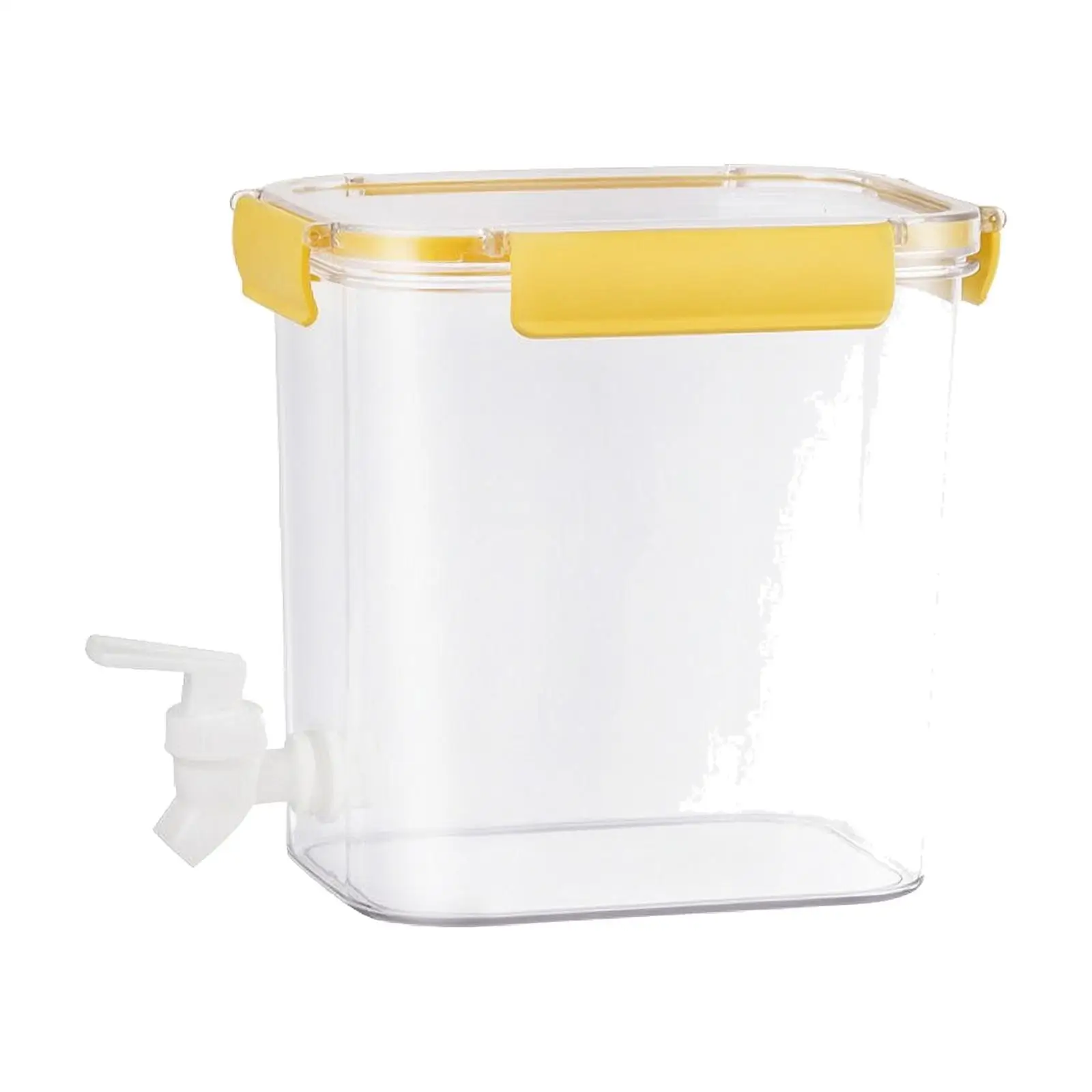 Beverage Dispenser Pitcher for Cold Drinks Clear PP Body with Spigot for Iced Tea and Cocktail Parties