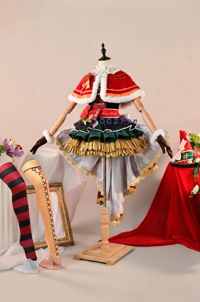 

LoveLive! School Idol Festival Christmas Idolized Short Version Cosplay Costume Halloween Carnival Uniforms Anime Clothing