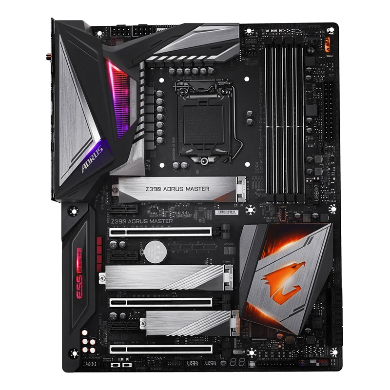 Б/у материнская плата LGA 1151 для Intel Z390 Z390 AORUS MASTER компьютера USB3.0 SATA3 DDR4 64 ГБ, десктопная материнская плата