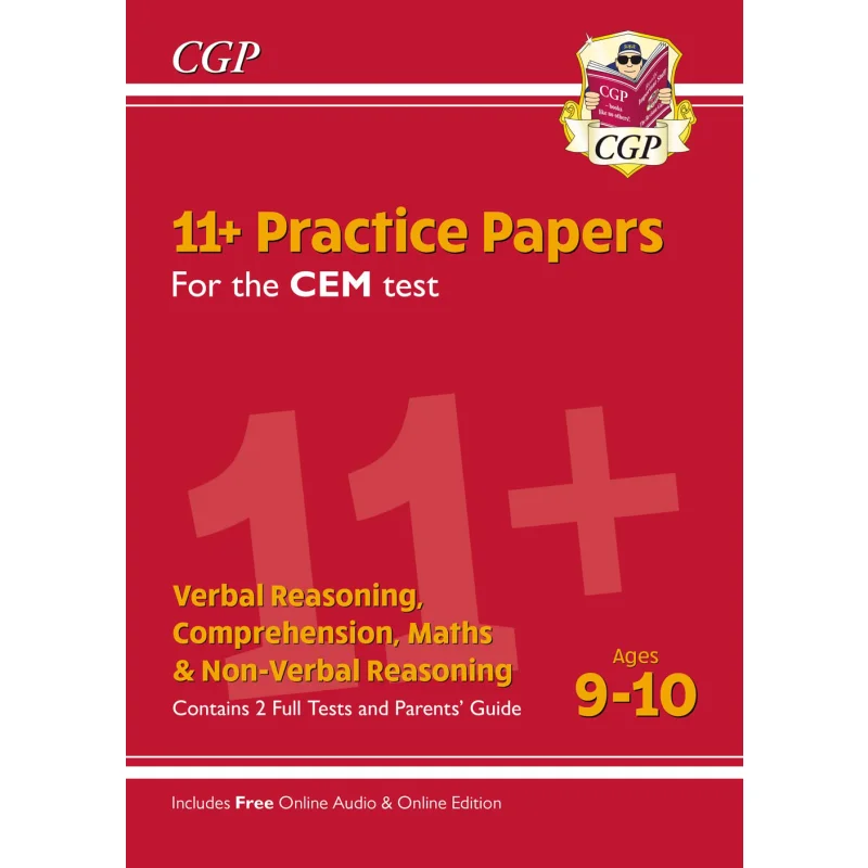 

11 практических бумаг CEM в возрасте от 910 лет с руководством для родителей, онлайн-выделение, книги CGP, координация групп, публикации 9781789082456 Книга