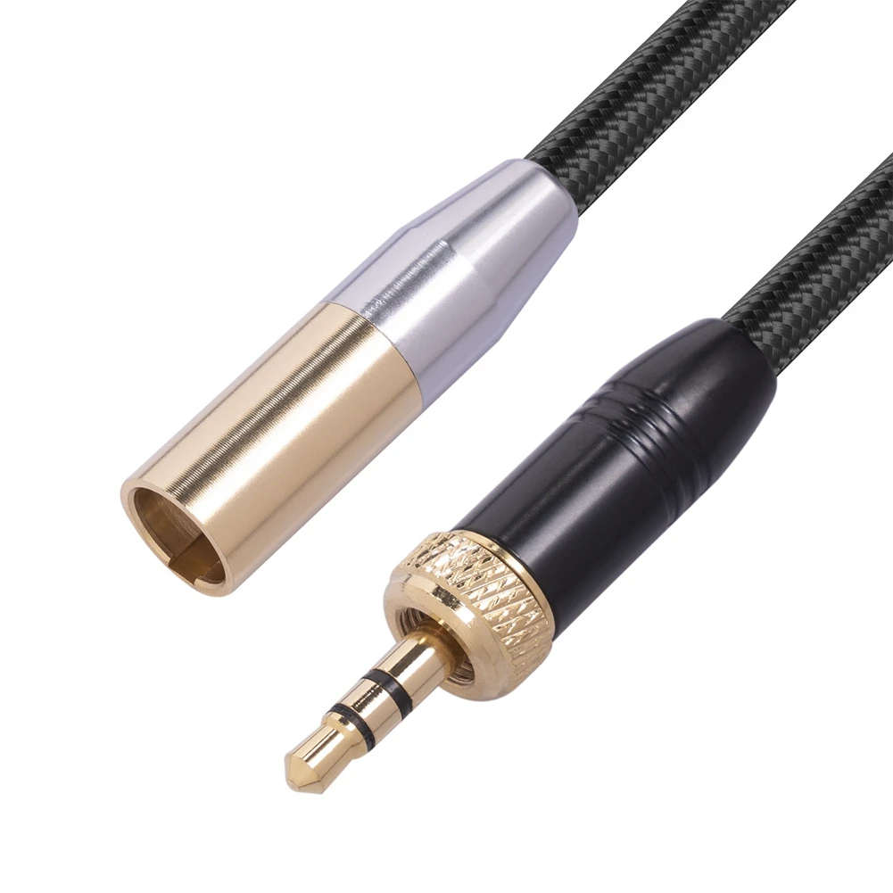 A62T-Audio Mic Cable Internal Thread 3.5MM Male To MINI XLR 3PIN Adapter Cable for SLR Camera Audio Cable