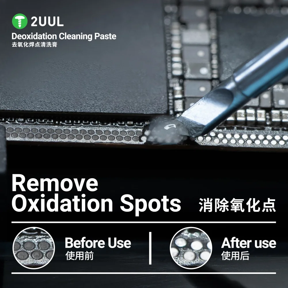 La pâte de nettoyage des joints de soudure par désoxydation 2UUL SC15, convient au nettoyage de la CPU de la carte mère sans résidus