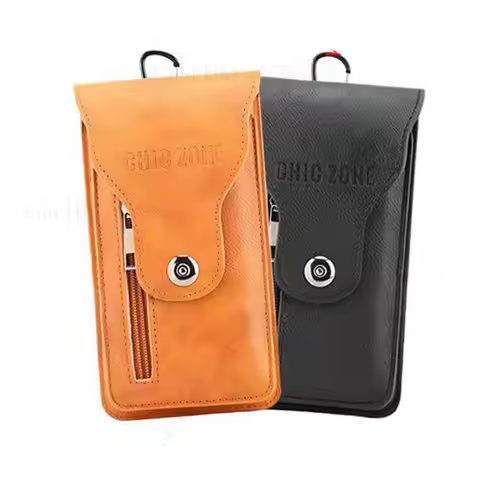 Phone Pouch For iPod Touch 7 6 Magnetic Flip Leather Phone Case For iPod Touch 6 5 4 Belt Clip Waist Bag For iPod Touch 7 6 5 4